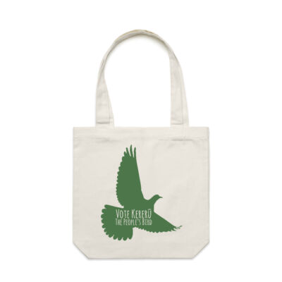 The People's Bird - Green - Carrie Tote Bag  Thumbnail
